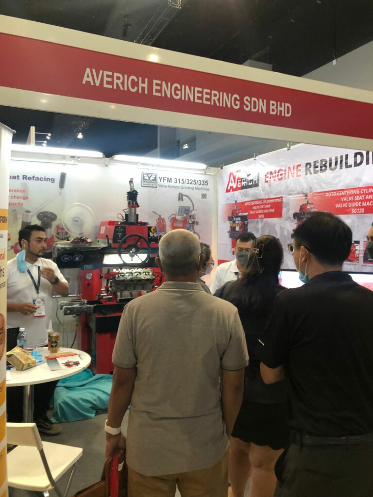 our machine in Malaysia Auto Industry Exhibition, Frankfurt (Kuala Lumpur) International Auto Parts, Maintenance, Testing and Diagnostic Equipment and Service Supplies Exhibition